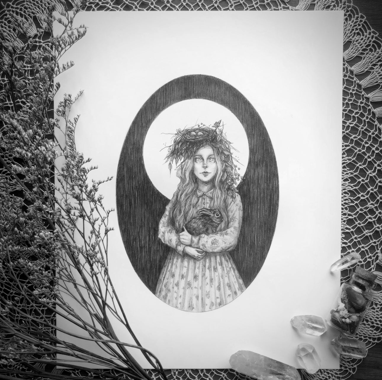 Ostara - Fine Art Print - Germanic Goddess of Spring