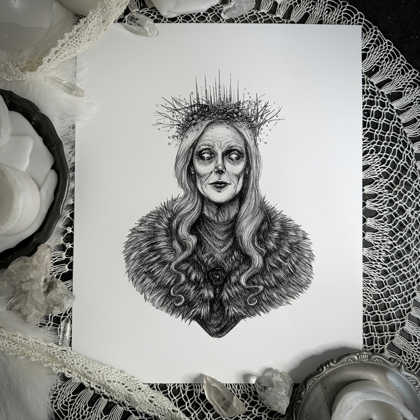 The Cailleach - Fine Art Print - Celtic Goddess of Winter