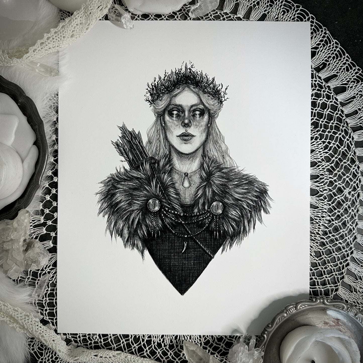 Skadi - Fine Art Print - Norse Goddess of Winter