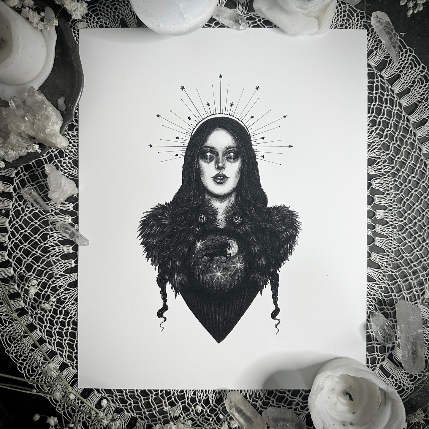 Nótt - Fine Art Print - Norse Goddess & Personification of Night