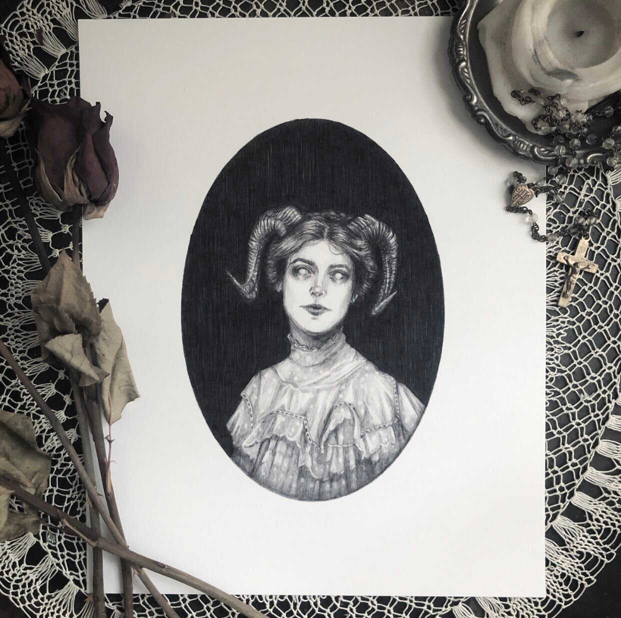 Jezebeth - 5x7 Fine Art Print – Caitlin McCarthy Art